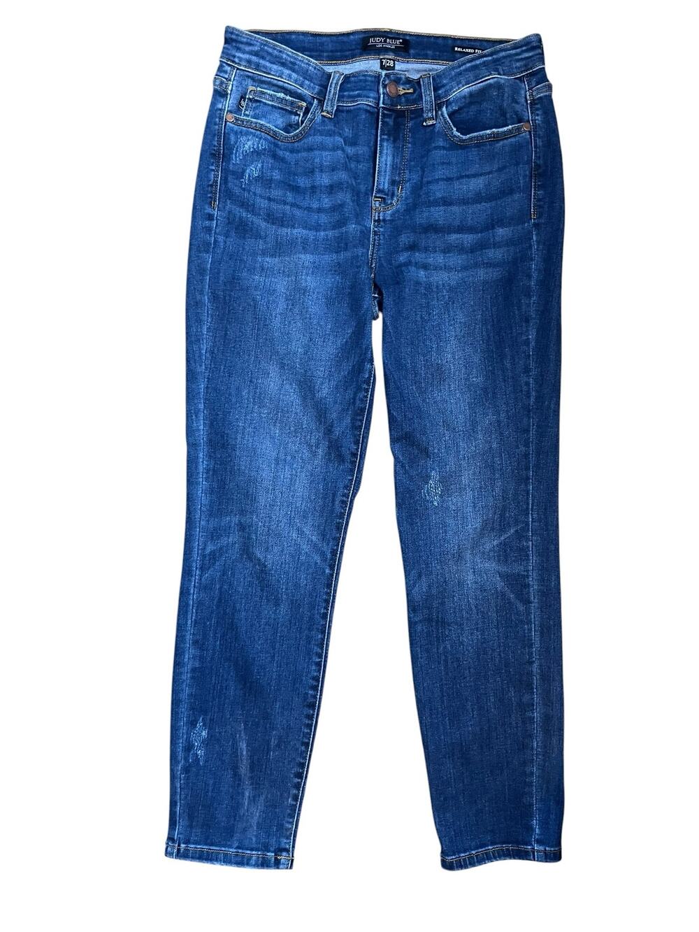 Judy Blue Relaxed Fit Jeans Size 7/28 JB82251 Soft Comfortable Western Country